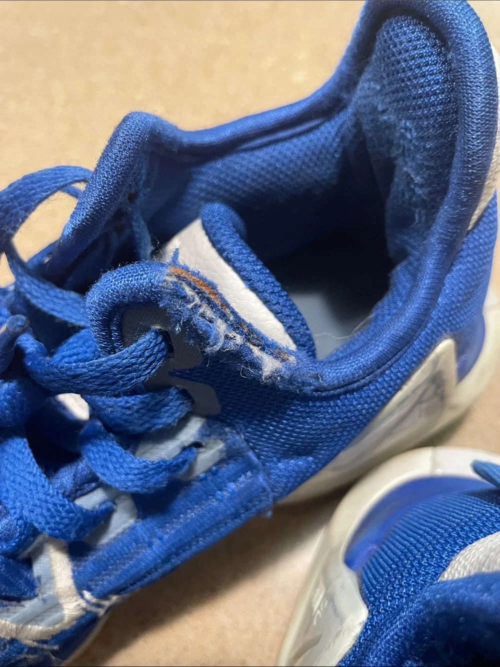 Nike Lebron Witness Kids Blue and White Athletic Sneakers
